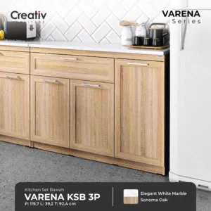 Varena KSB 3P_Kitchen Set_Lemari Dapur 3 Pintu_Kitchen Set Bawah_Lemari Dapur_Ruang Dapur_Dapur