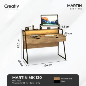 Martin MK 120_Meja Kerja_Meja Resepsionis_Meja Kasir_Ruang Kerja_Ruang Kantor_Creativ Furniture