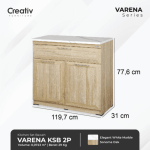 Varena KSB 2P_Kitchen Set_Kitchen Set Bawah_Lemari Dapur_Ruang Dapur_Dapur