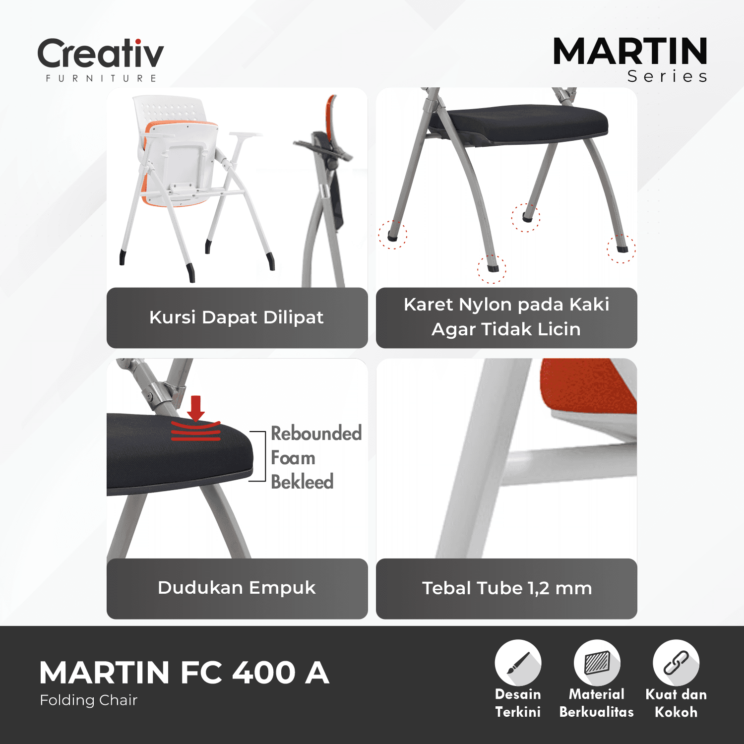 5. Creativ Furniture_Martin FC 400 A_Folding Chair_Kursi Lipat_Kursi_Kursi Sekolah_Kursi Belajar_Kursi Kuliah_Ruang Kelas_Ruang Sekolah_Ruang Kerja_Copywriting 2 5. Creativ Furniture_Martin FC 400 A_Folding Chair_Kursi Lipat_Kursi_Kursi Sekolah_Kursi Belajar_Kursi Kuliah_Ruang Kelas_Ruang Sekolah_Ruang Kerja_Copywriting 2