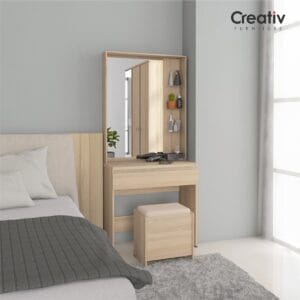 Acura MR 80_Meja Rias_Meja Dandan_Meja Kaca_Meja Kamar_Ruang Kamar_Kamar Tidur_Creativ Furniture