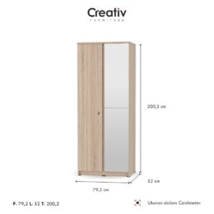 Lemari Pakaian_Lemari Baju_Lemari_Lemari Kamar Tidur_Acura LP 200_Activ Furniture