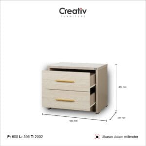 Audi NK 60_Nakas_Lemari Sudut_Lemari Kecil_Meja kamar_Meja Kecil_Creativ Furniture