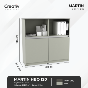 Martin HBO 120_Highboard Office_Sideboard_Rak Kantor_Lemari Kantor_Kantor_Creativ Furniture
