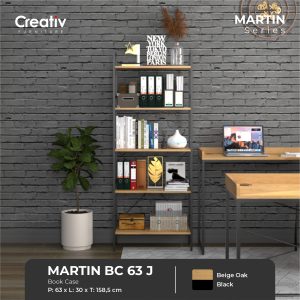 Martin BC 63 J_Rak Buku_Book Case_Creativ Furniture